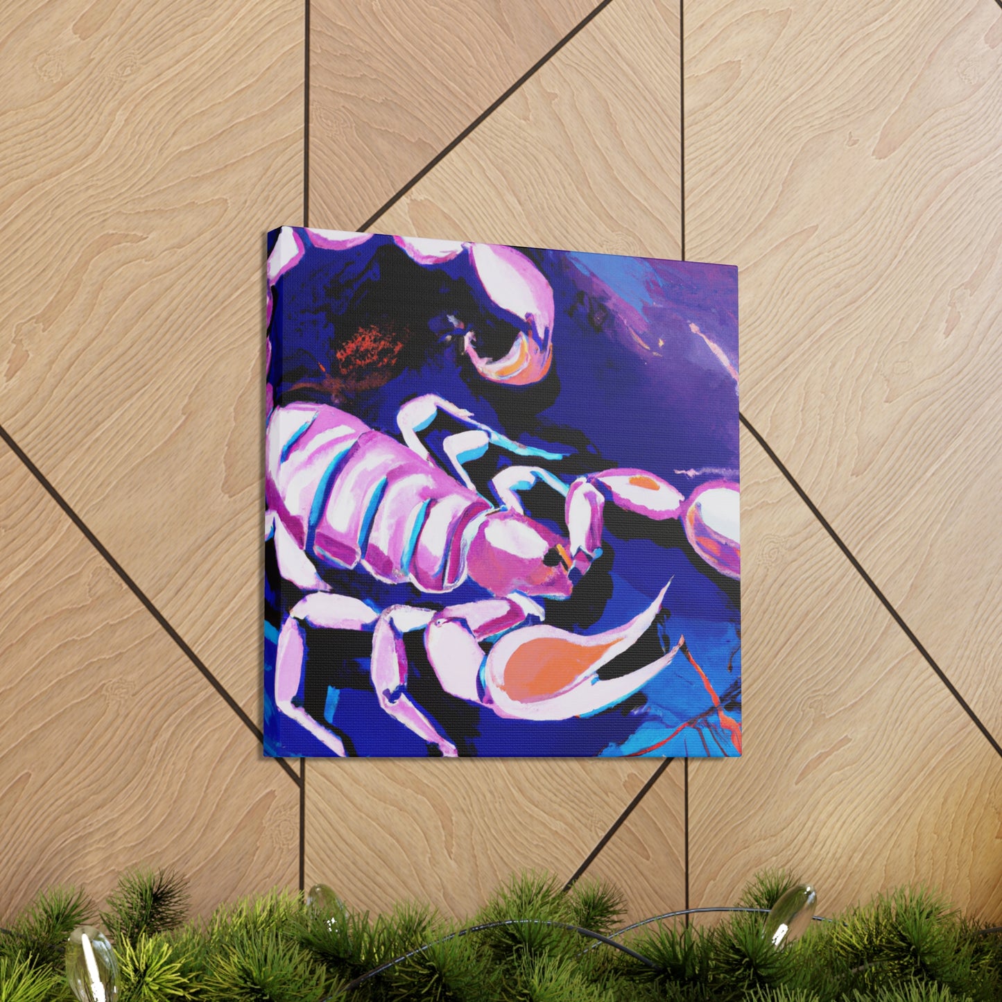 "Scorpion in Art Deco" - Canvas