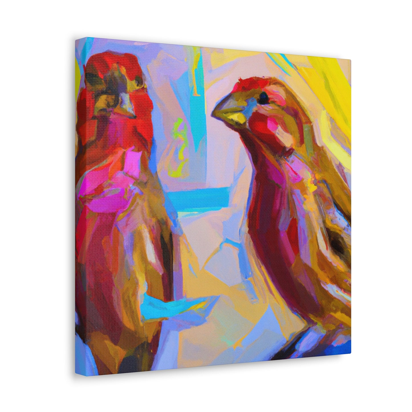 Finch in Expressionism - Canvas