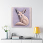 Fennec Fox Art Deco - Canvas