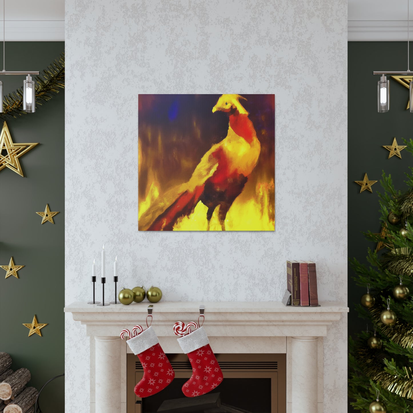 "Golden Pheasant Dance" - Canvas