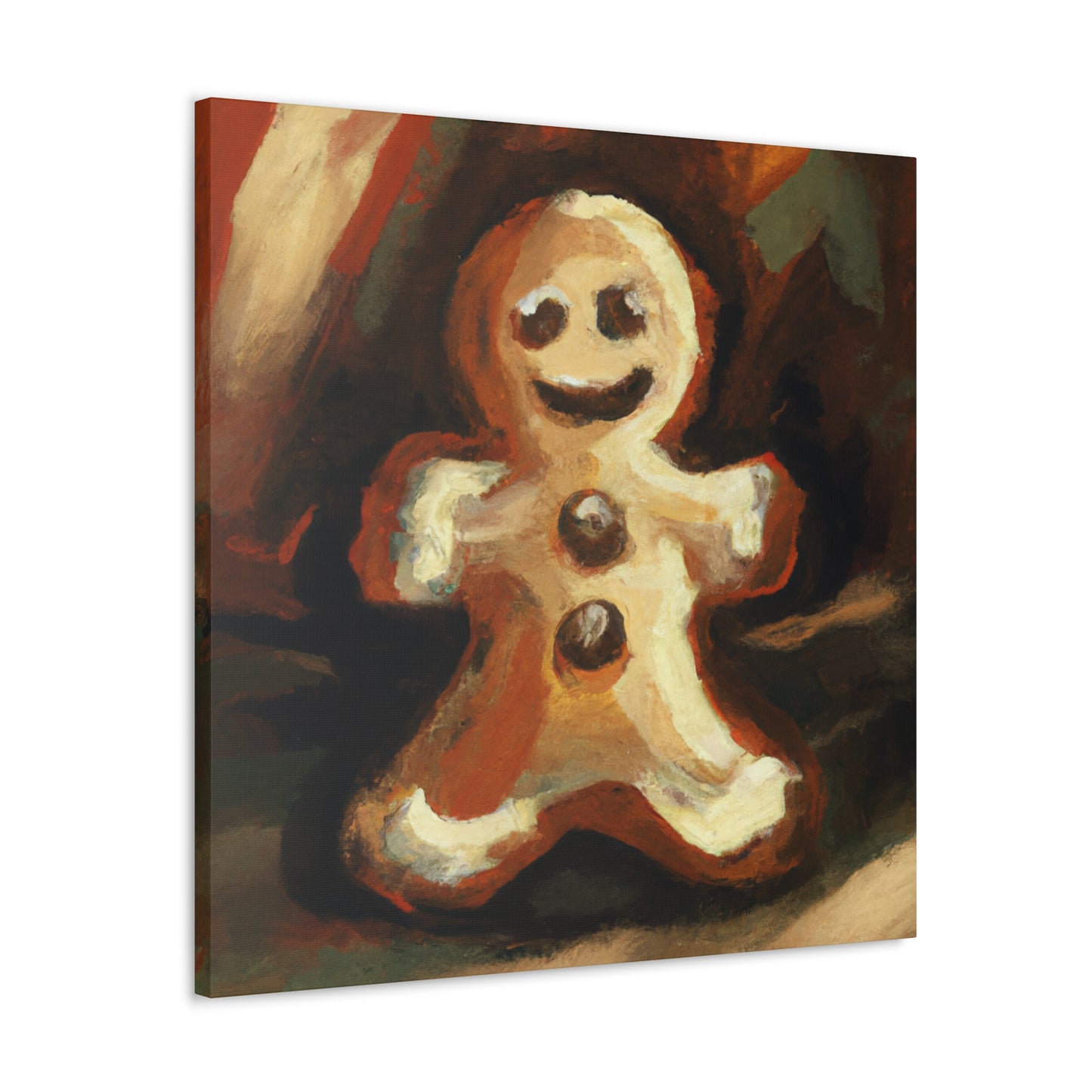 Gingerbread Man Grandeur - Canvas