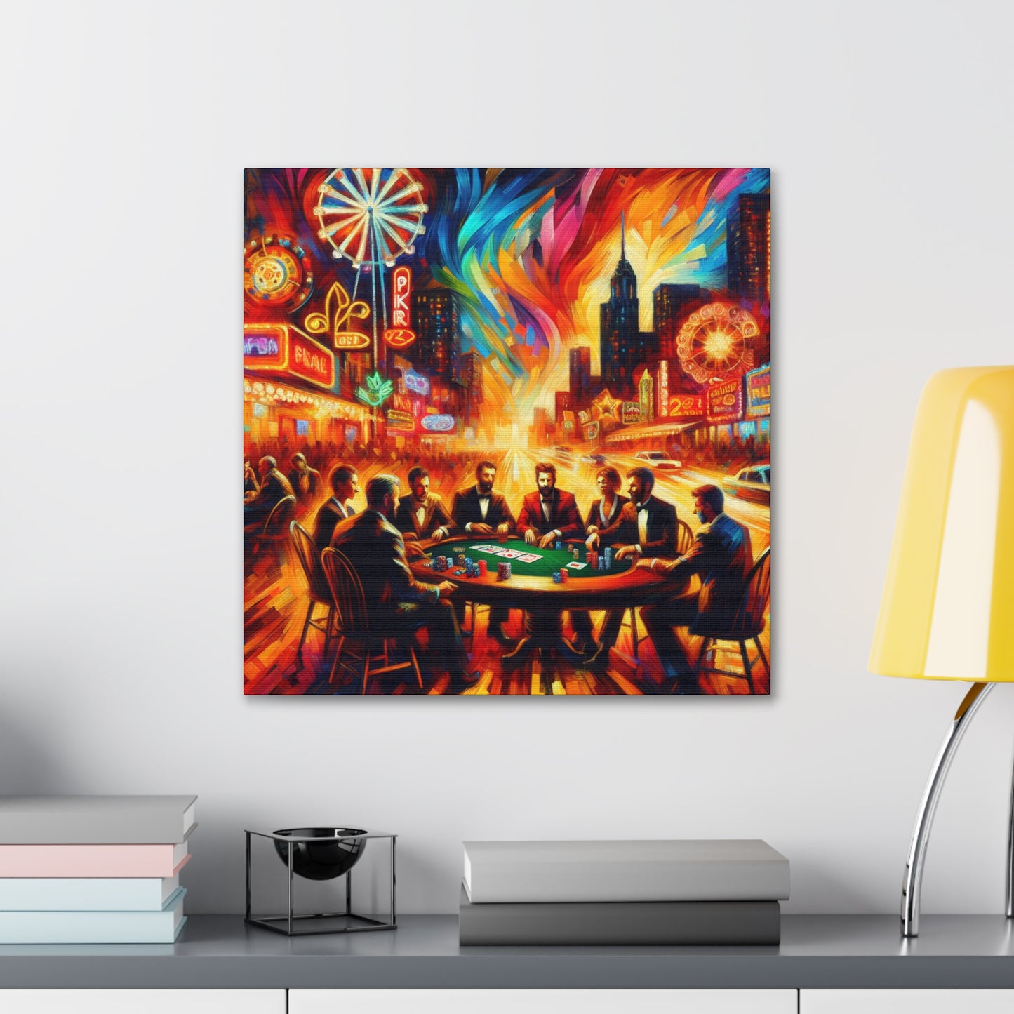 "Table of Aces" - Canvas