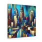 "Vibrant Raleigh Serenade" - Canvas