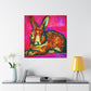 "Rabbit's Fauve Form" - Canvas