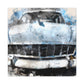 "Old Car Revived Beauty" - Canvas