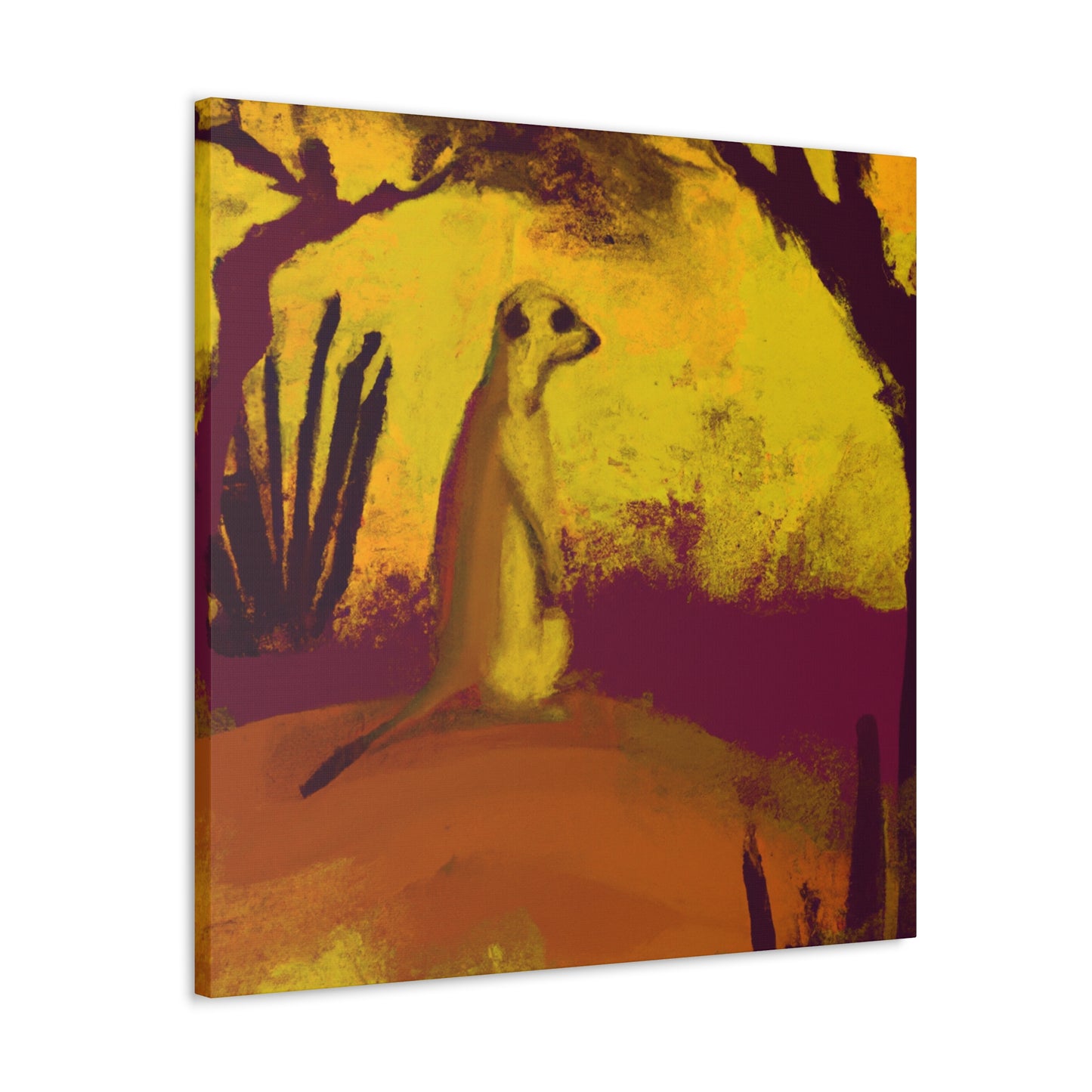 Meerkat In Repose - Canvas