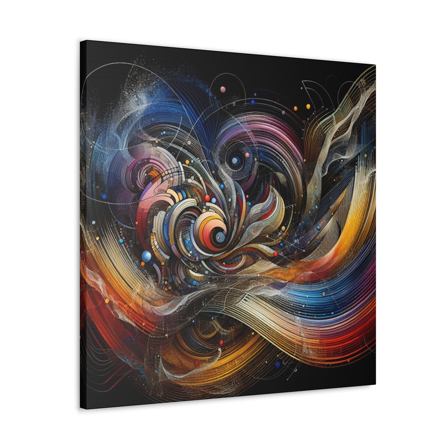 Whirling Echoes of Time - Canvas