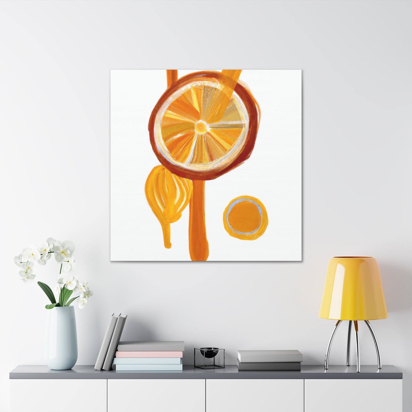 "Orange Glows Ablaze" - Canvas