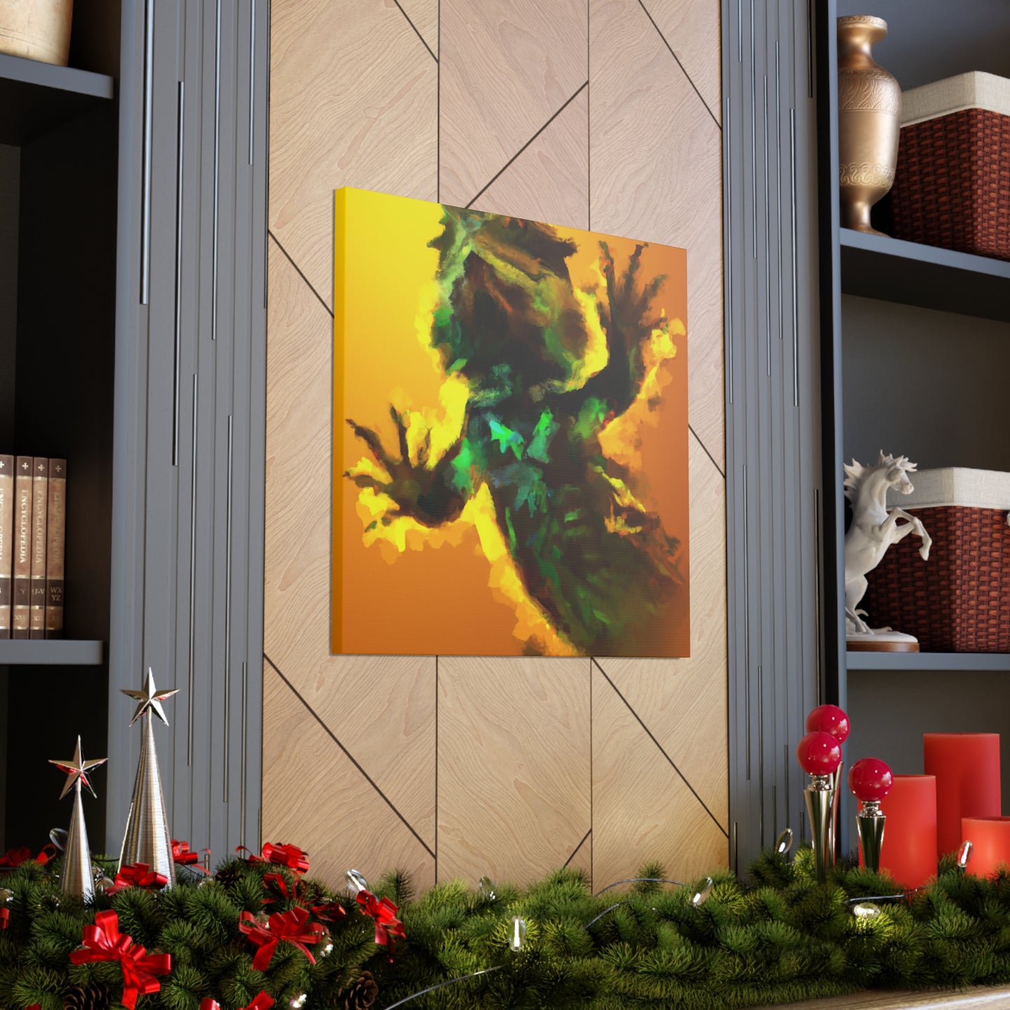 Frilled Lizard Majesty - Canvas