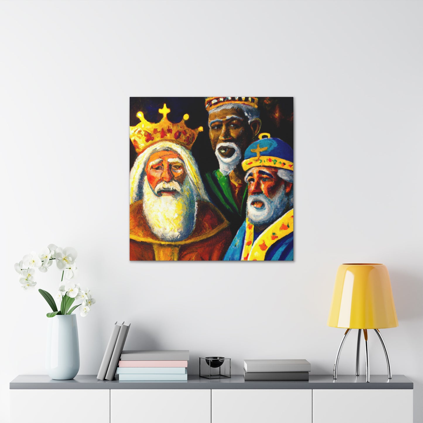 Three Wise Men Dawn - Canvas