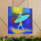 Surfer in Art Deco - Canvas