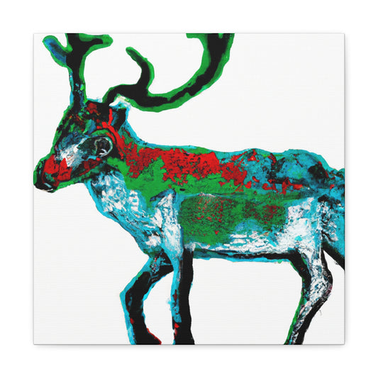 Reindeers in Winterland - Canvas