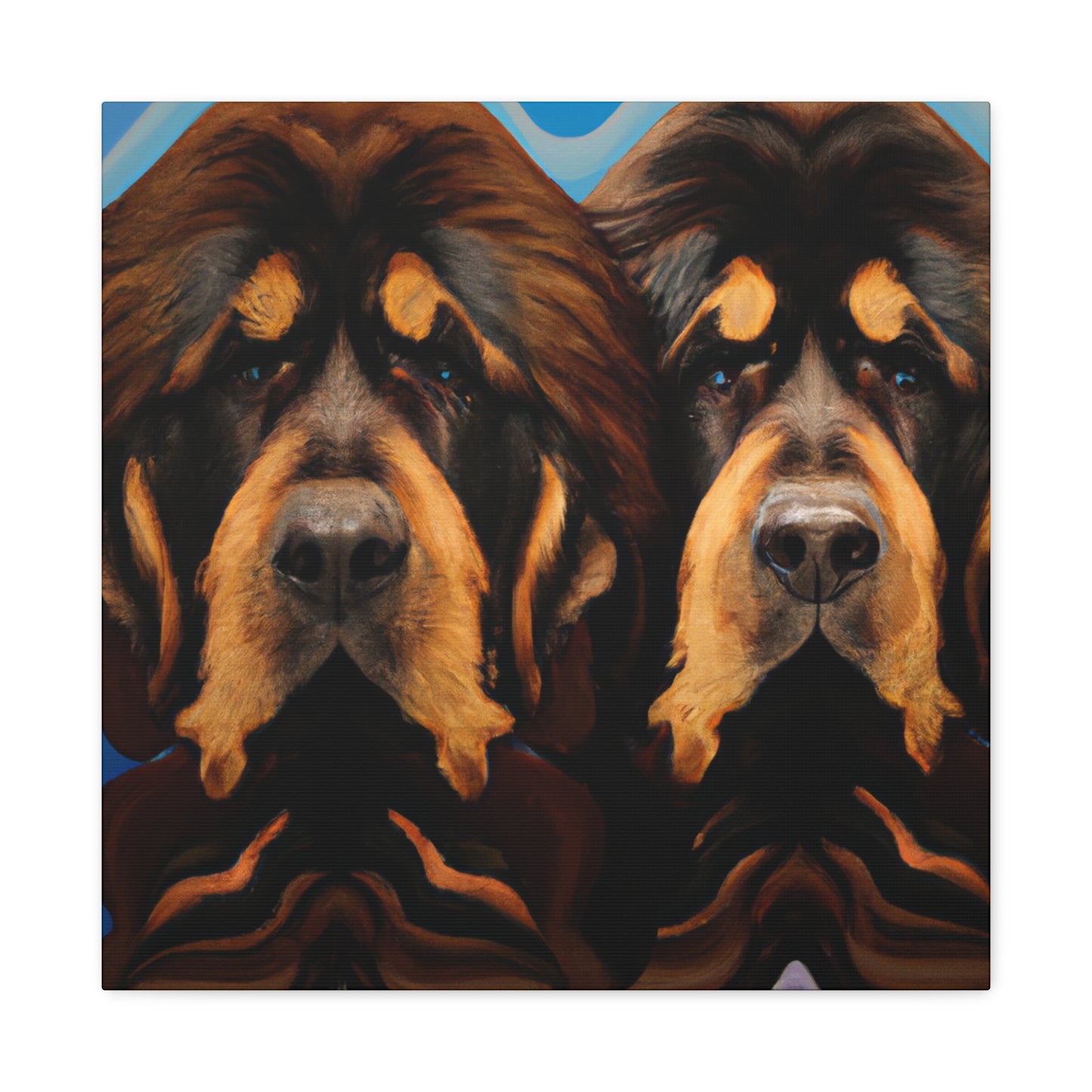 Fearsome Tibetan Mastiff - Canvas