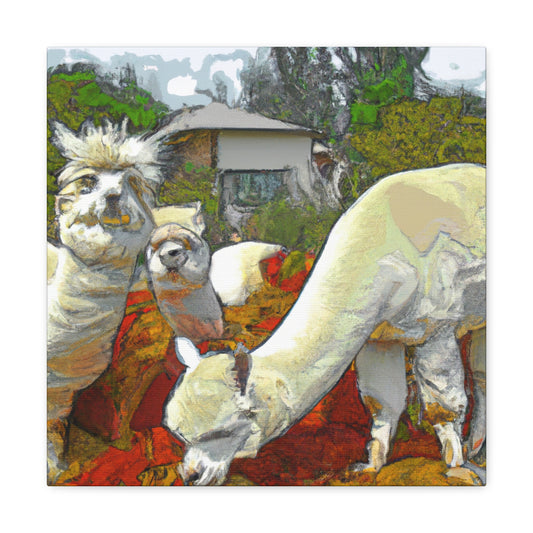 Alpacas in Abstracts - Canvas