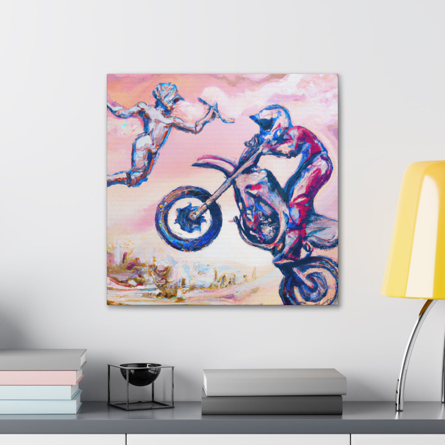 Moto Cross Majesty. - Canvas