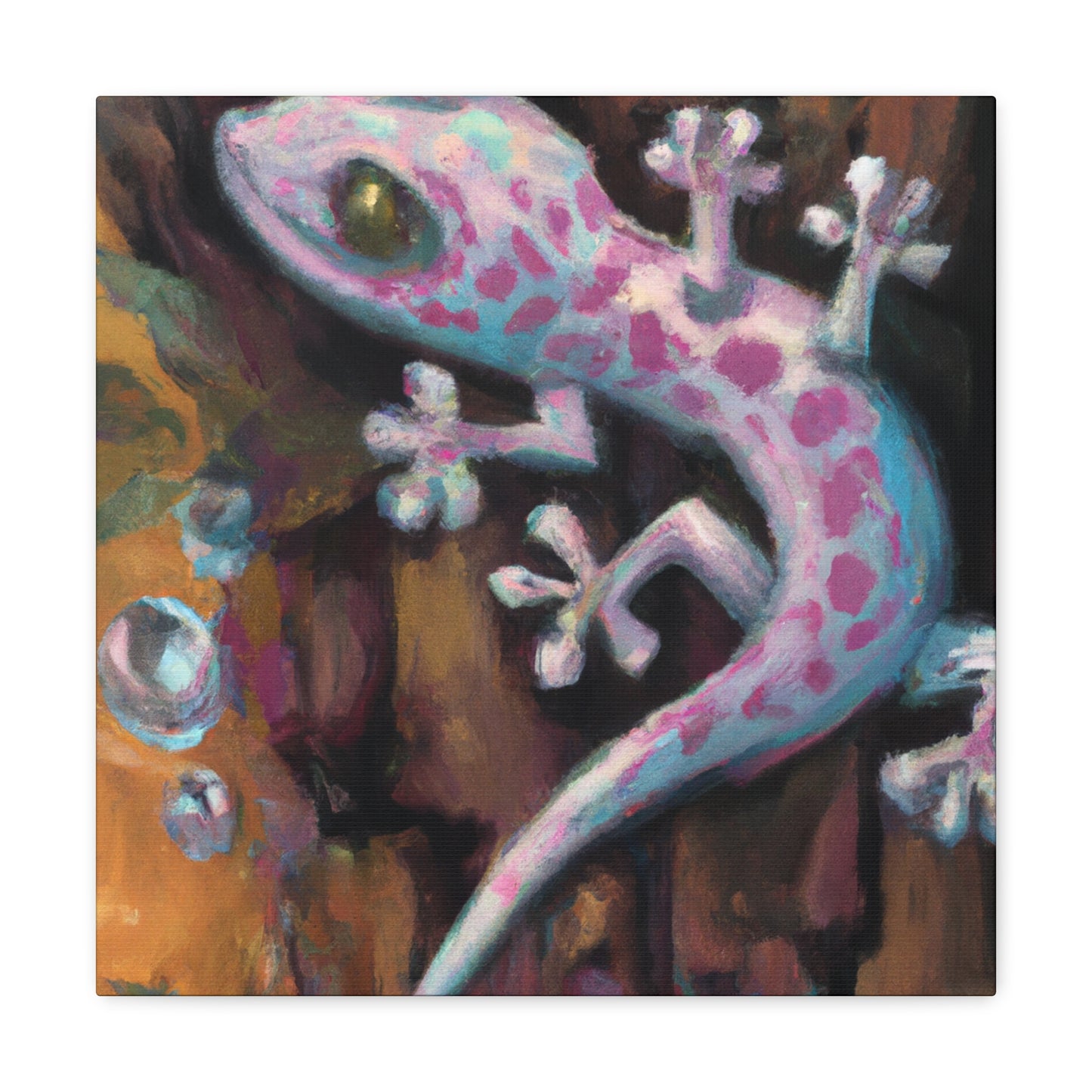 Gecko Inna Window. - Canvas