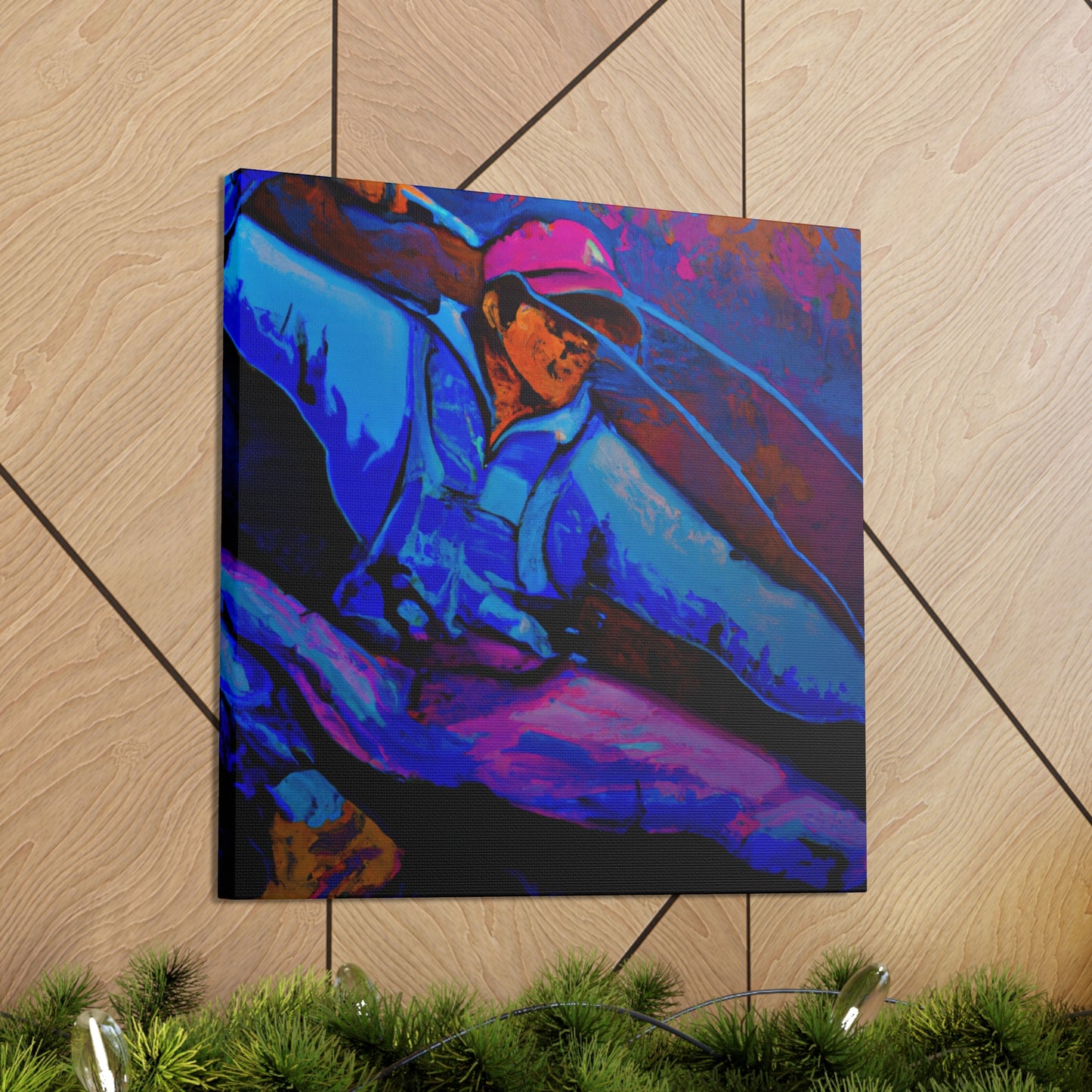 "Fly Fishing Abstraction" - Canvas