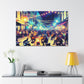 Vibrant Street Serenade - Canvas