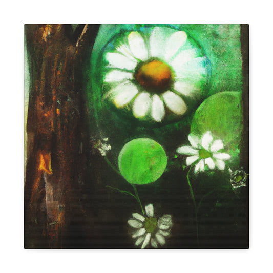 Daisy in Pristine Bloom - Canvas