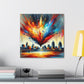 "Radiant Cincinnati Skies" - Canvas