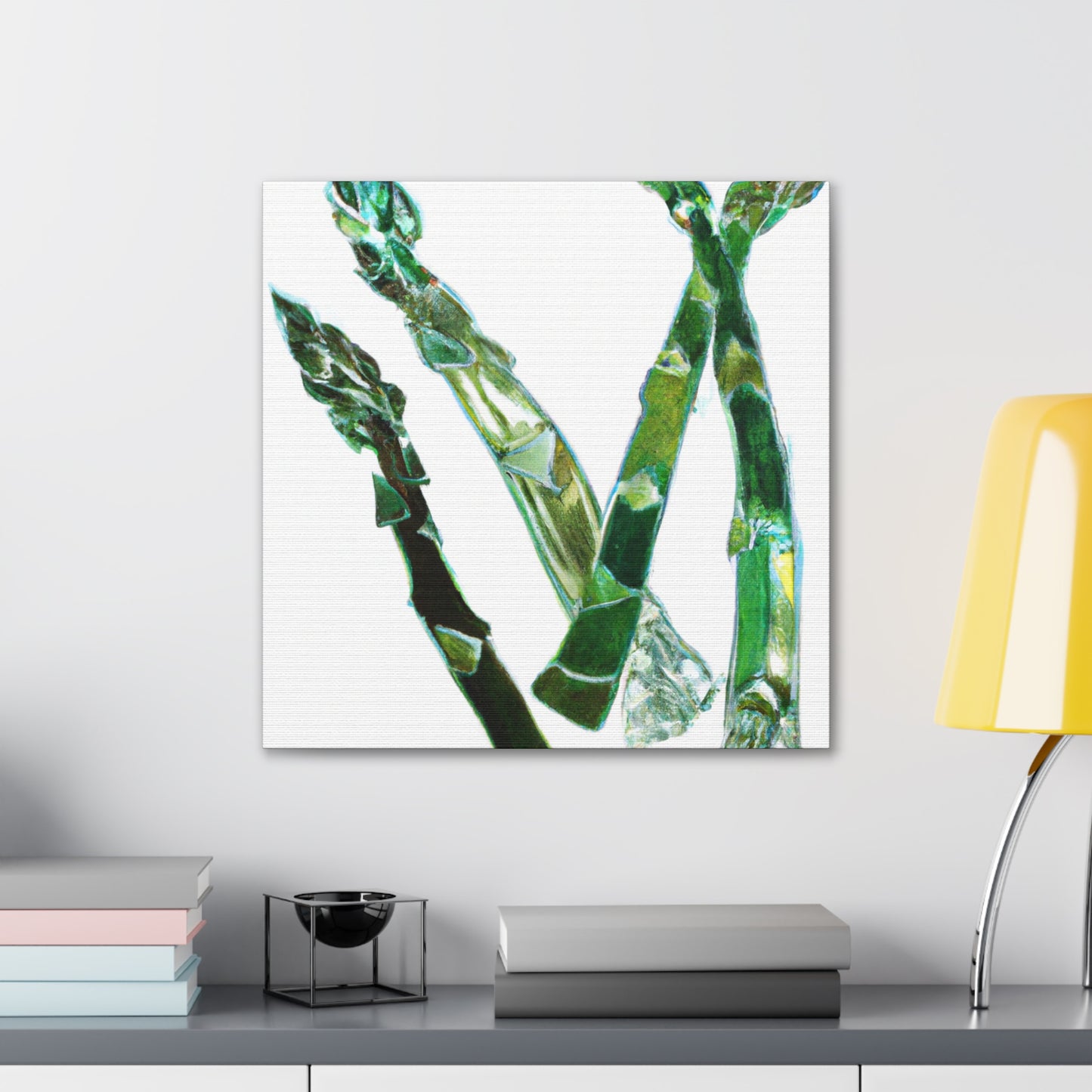 "Asparagus in Art Nouveau" - Canvas