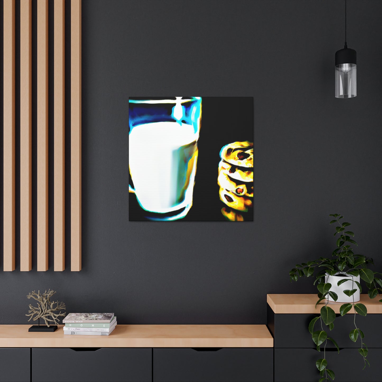 Milk and Cookie Treat - Canvas