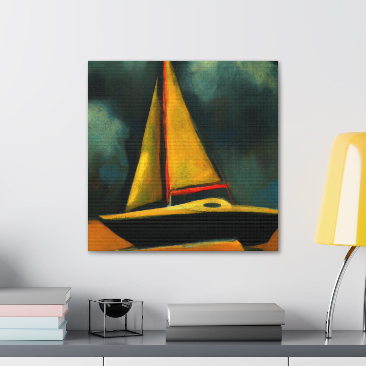 "Boats in the Fog" - Canvas