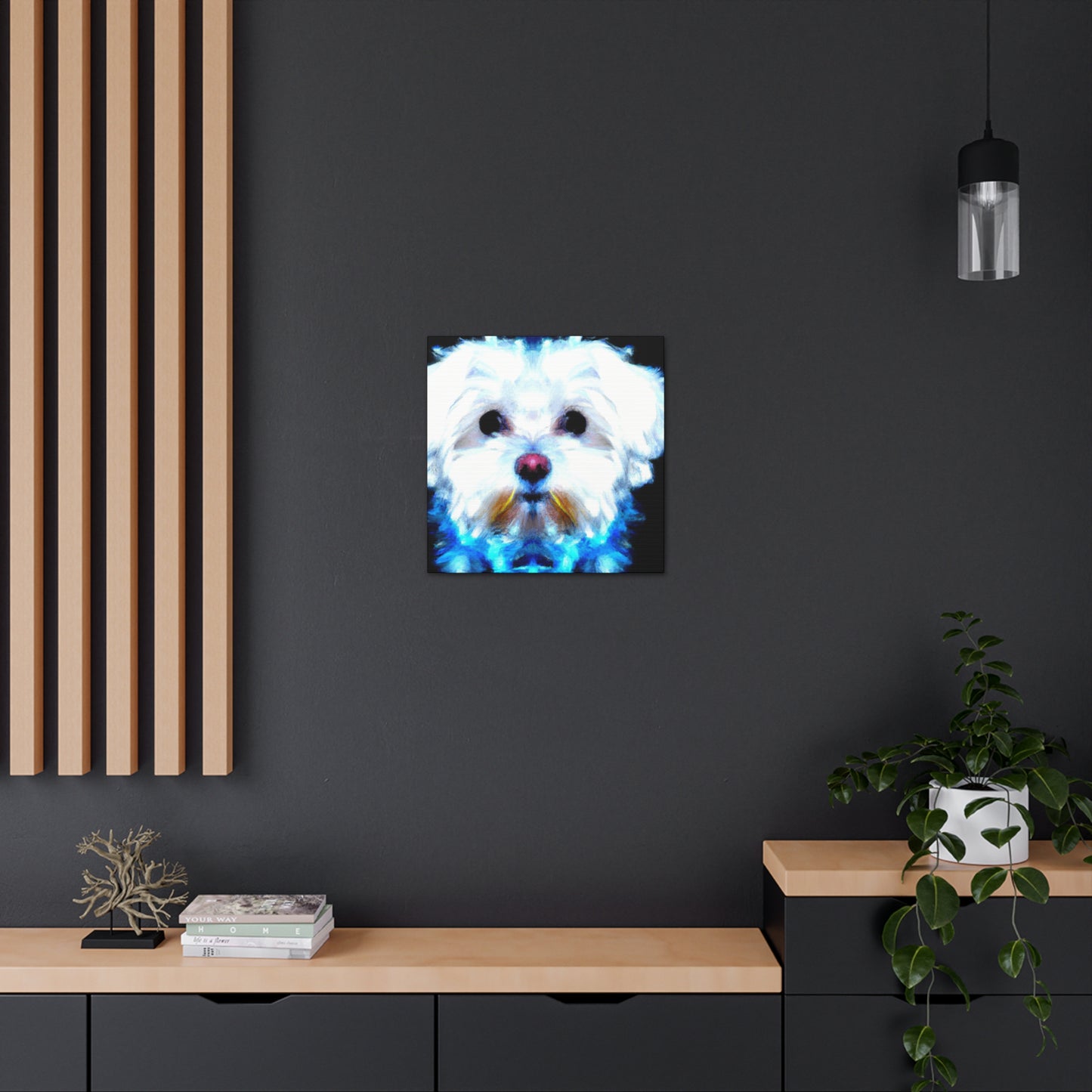 Maltese Majestic Majesty - Canvas