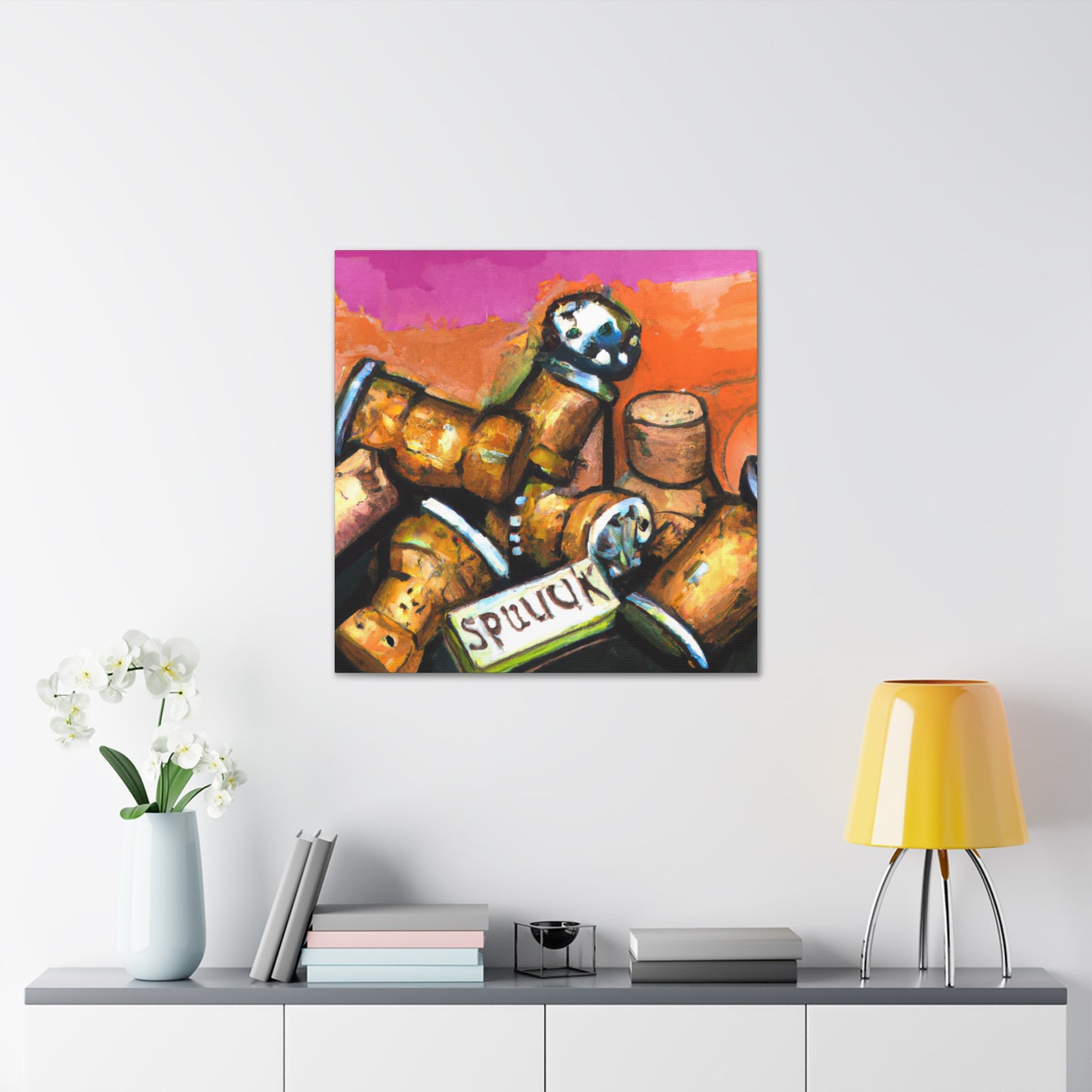 "Corking Steampunk Bruiser" - Canvas