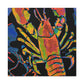 Lobster Expressionism Abstract - Canvas