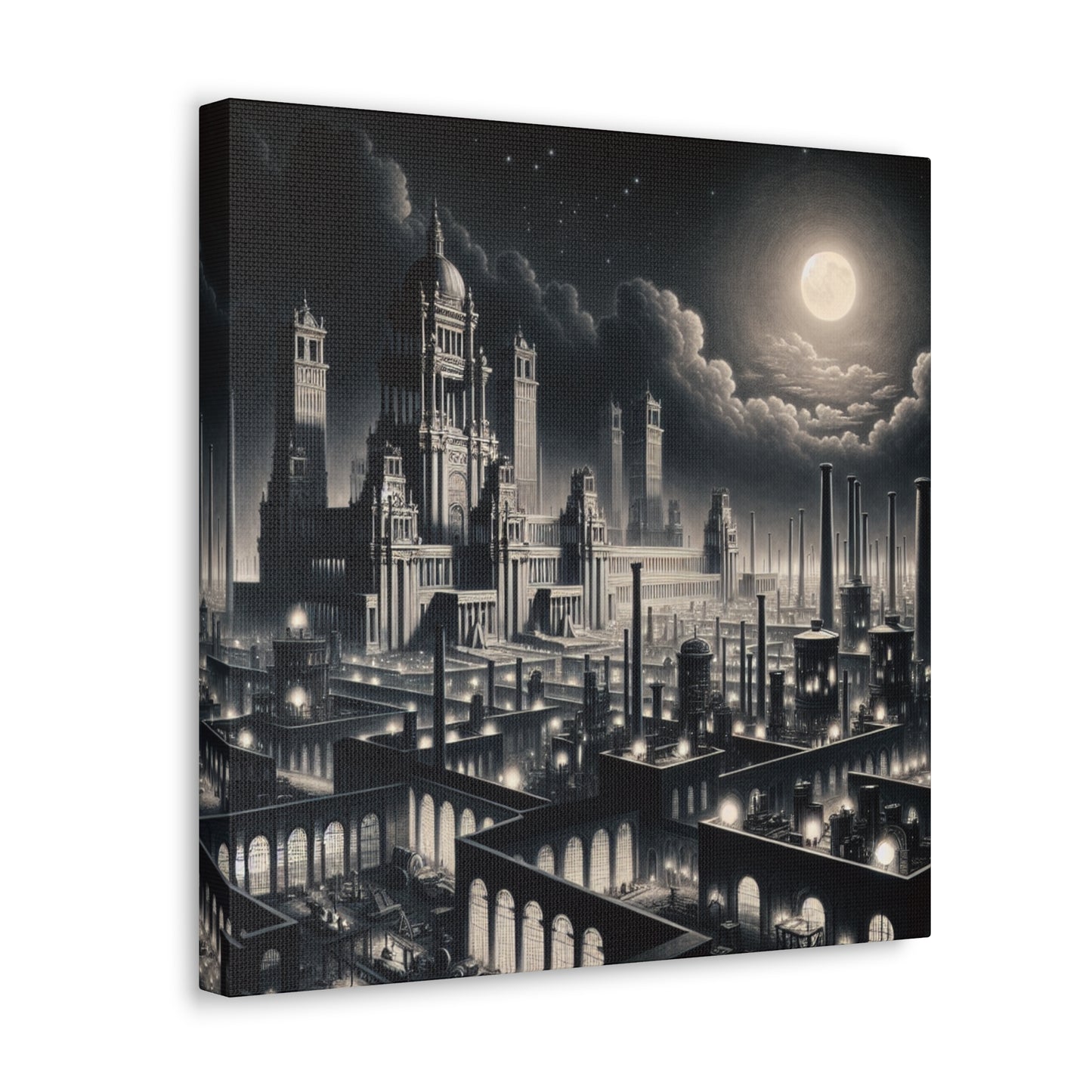 Nighttime City Symphonies - Canvas