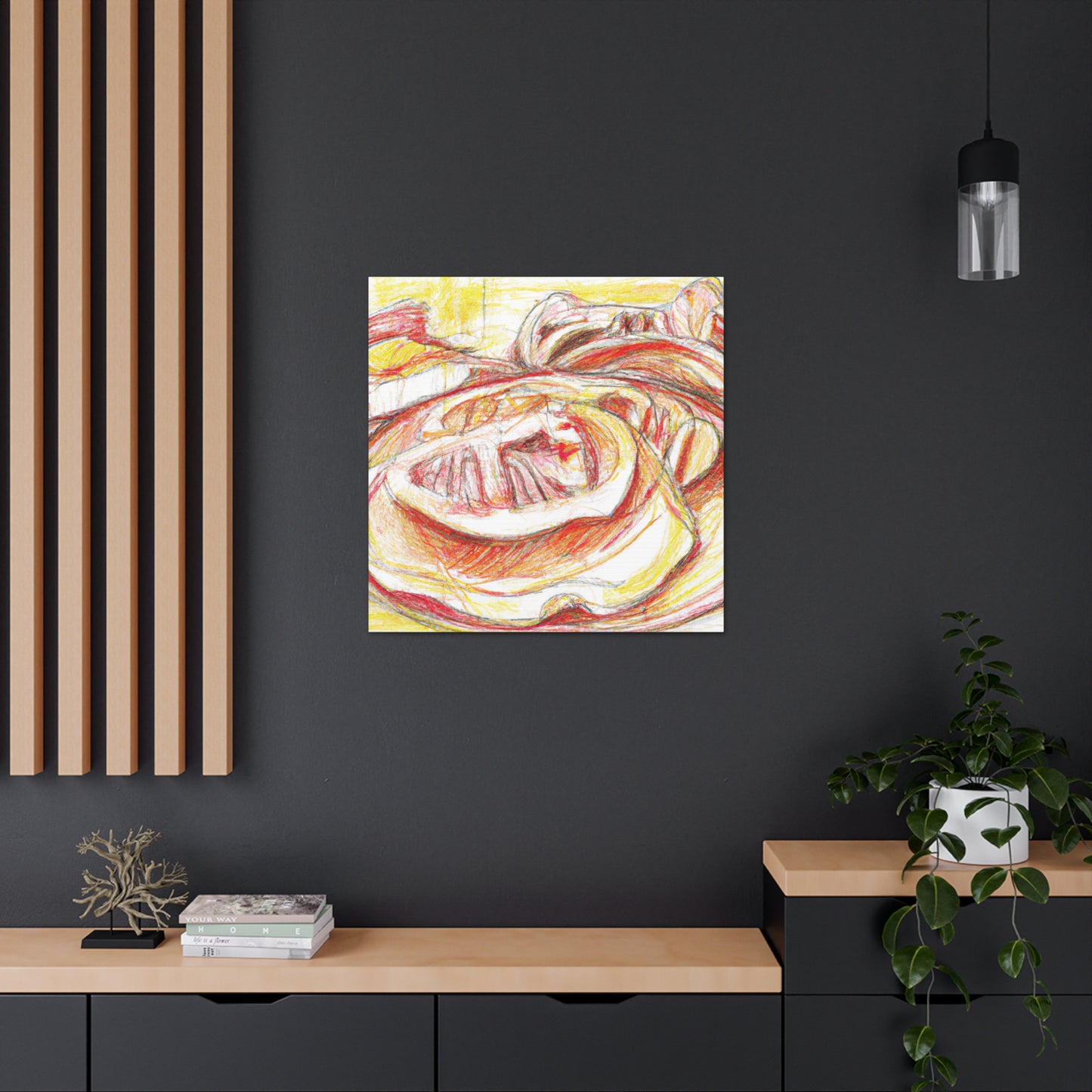 Pancakes in Art Nouveau - Canvas