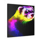 Ferret in the Wilderness - Canvas