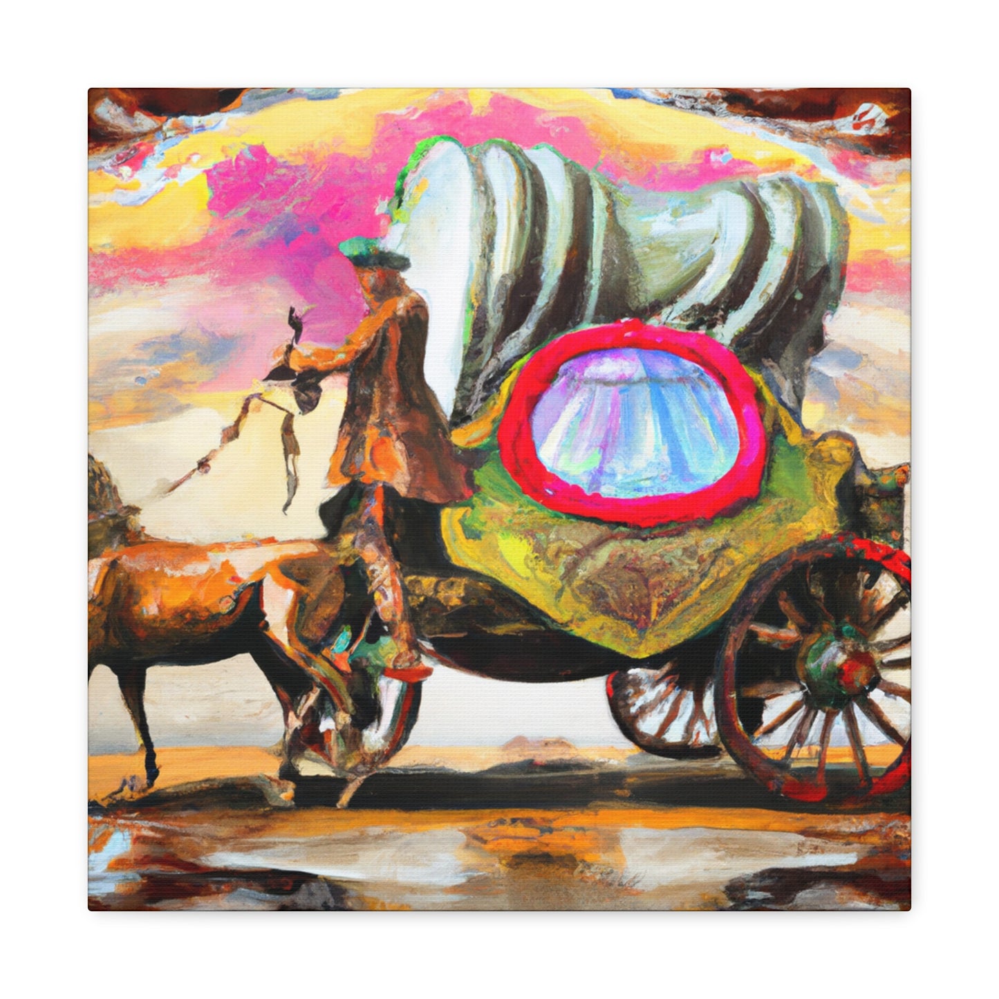 "Chuck Wagon Gallivant" - Canvas