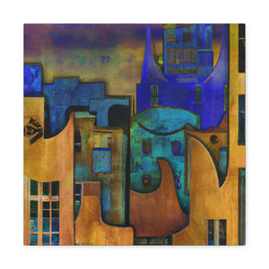 Glowing Art Deco Dreams - Canvas