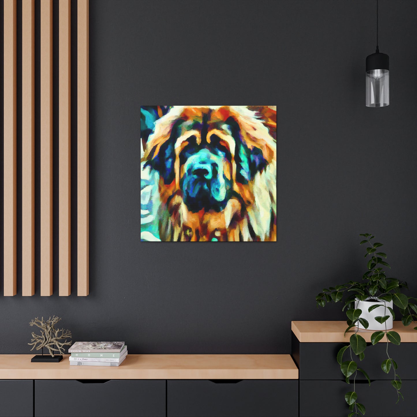 The Tibetan Guardian Dog - Canvas