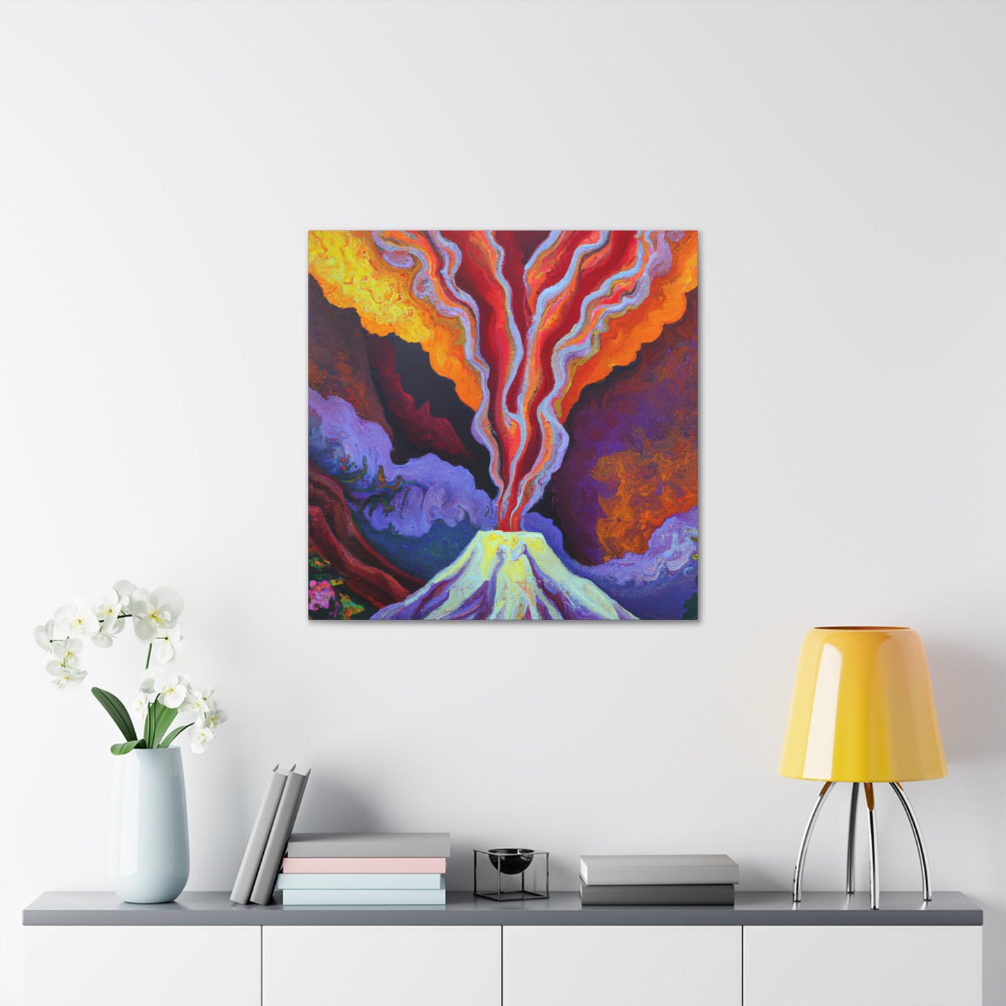 "Volcano in the Wild" - Canvas