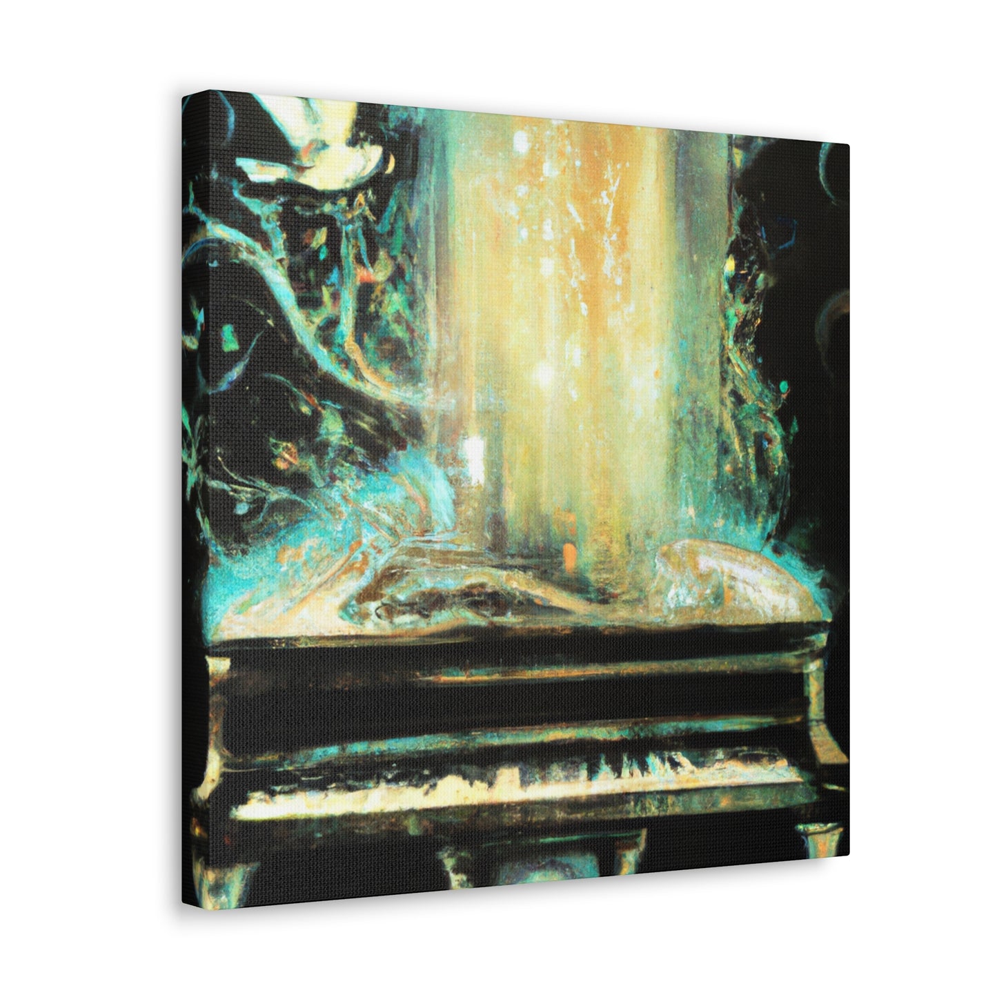 Piano in Art Nouveau - Canvas