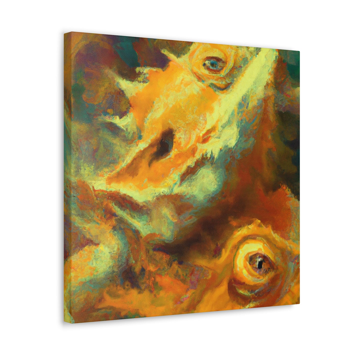 "Bearded Dragon Dreamscape". - Canvas