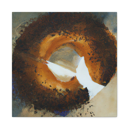 "Doughnut Delight Abstraction" - Canvas