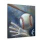 "Baseball in Hyperrealism" - Canvas