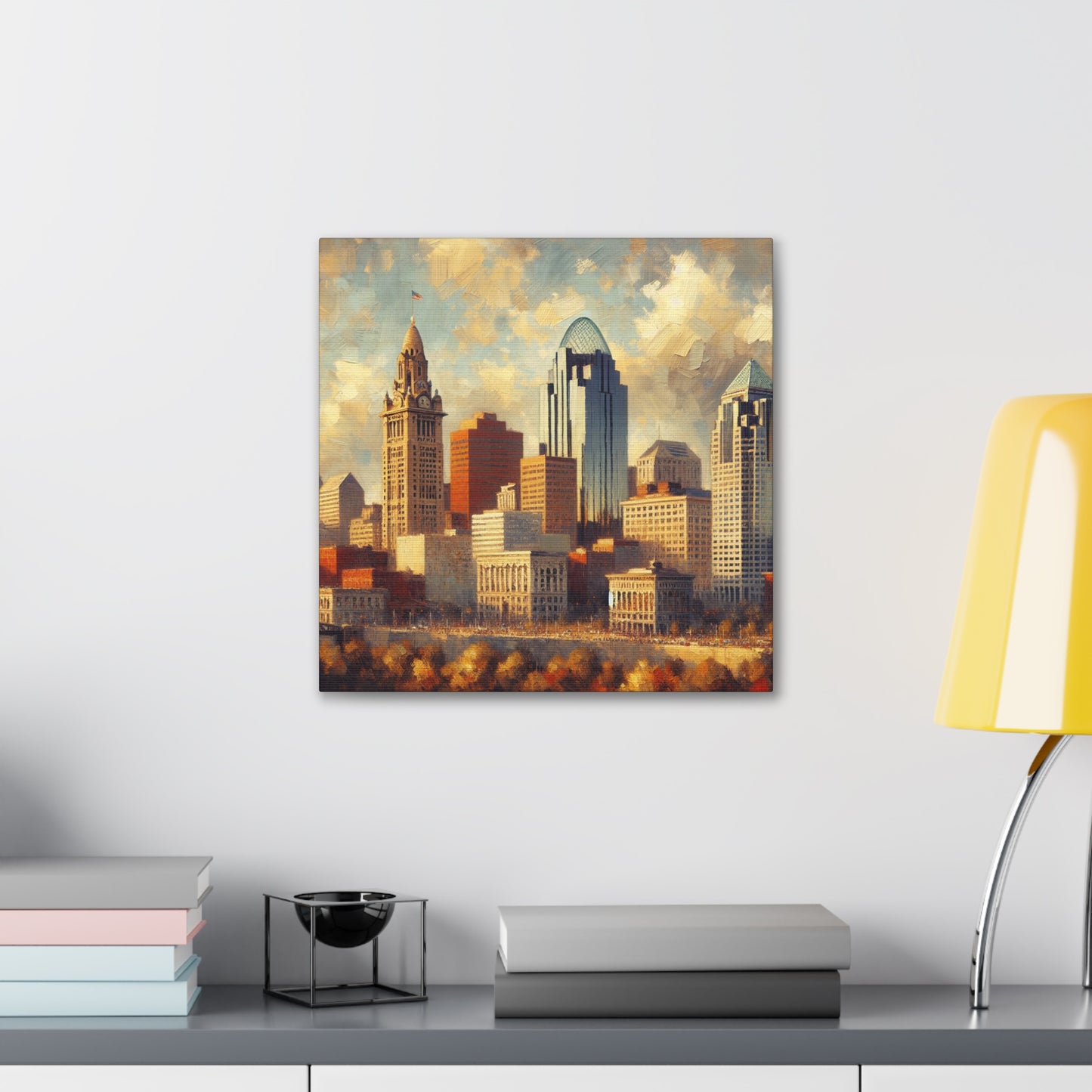 "Cincinnati's Colorful Canvas" - Canvas