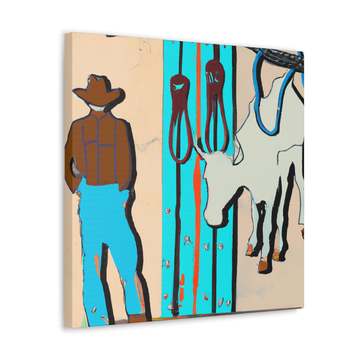 Hitching Post Majesty - Canvas