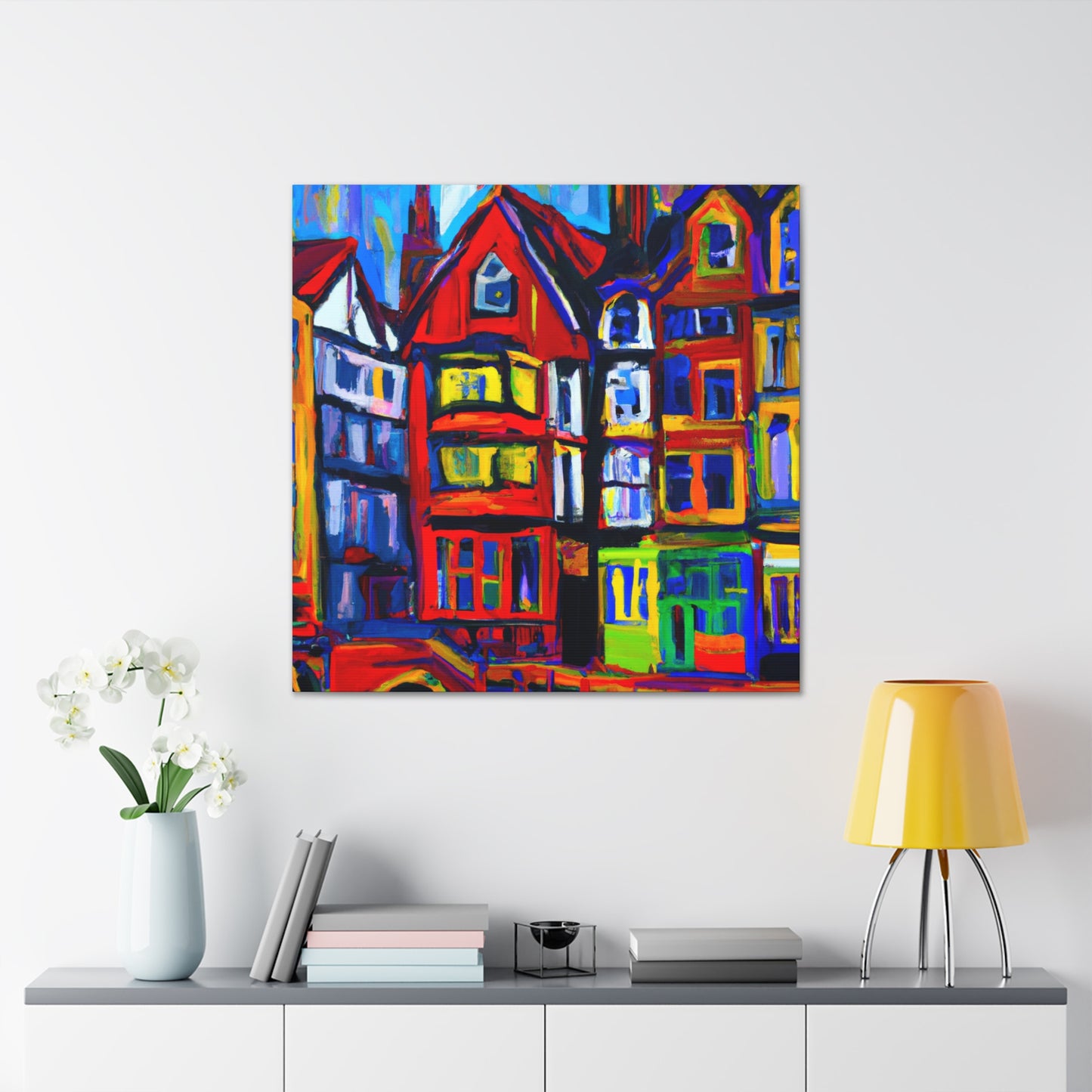 "Tudor Pop Fauvism" - Canvas