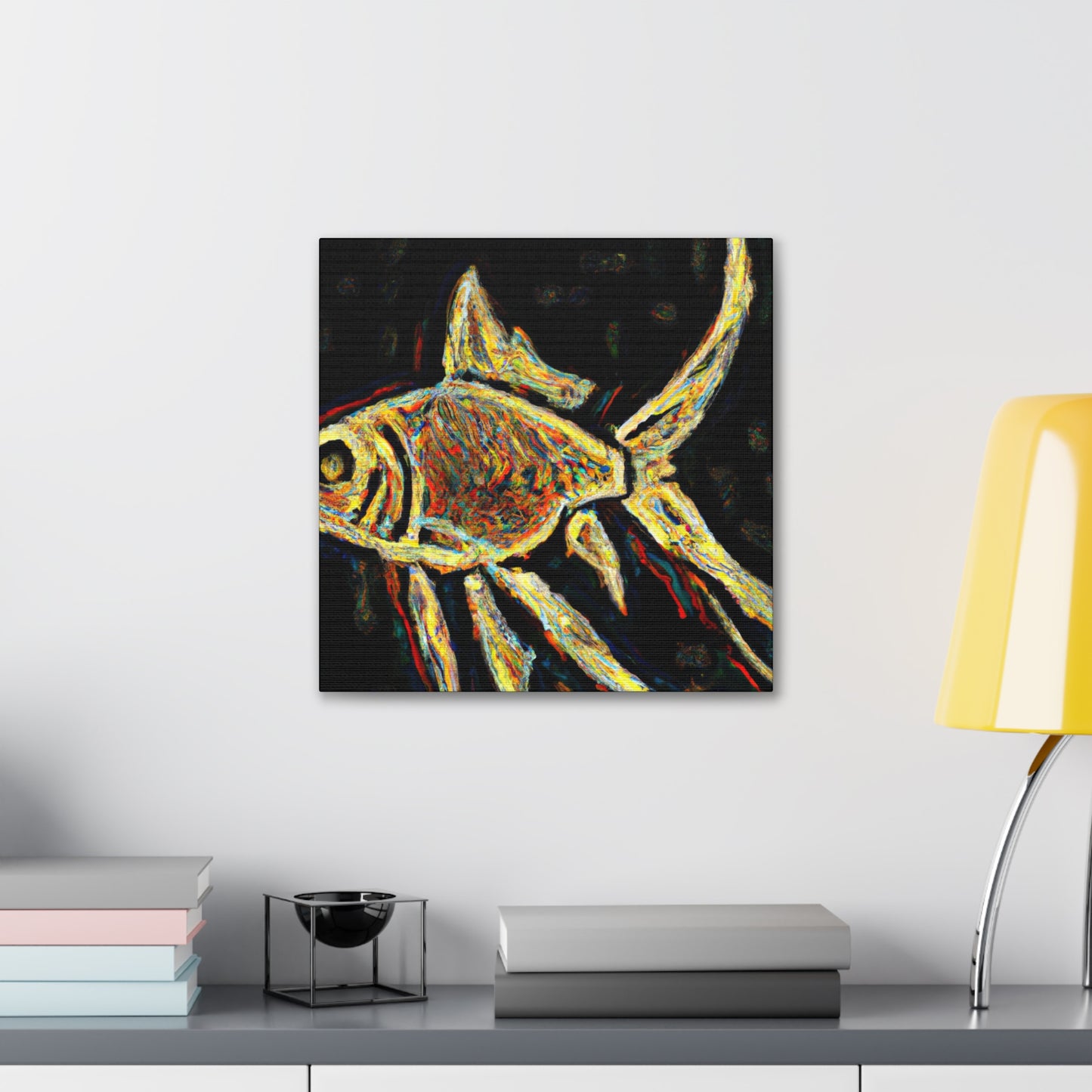 "Swordtail in Post-Impressionism" - Canvas