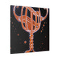 "Glorious Steampunk Wineglass" - Canvas