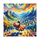 Vibrant Dancing Melodies - Canvas