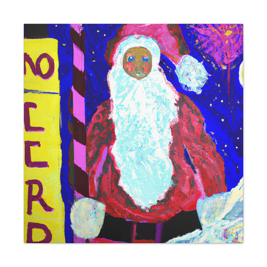 "North Pole Pop Art" - Canvas