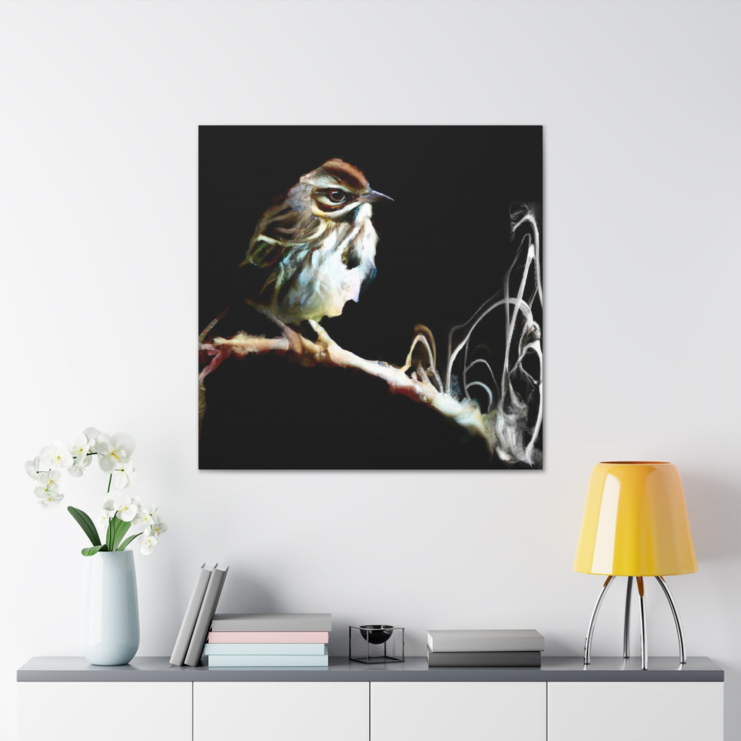 "Song Sparrow Serenade" - Canvas