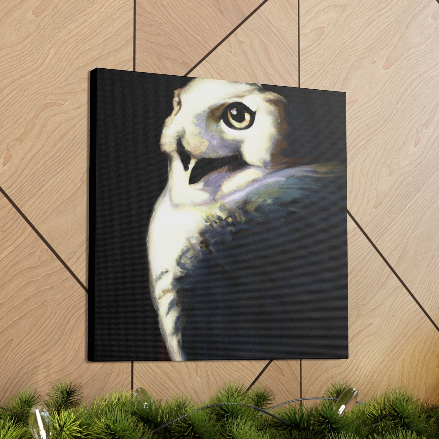 Snowy Owl Surreality - Canvas